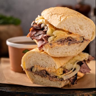 Steak and Mushroom Sub (Small).