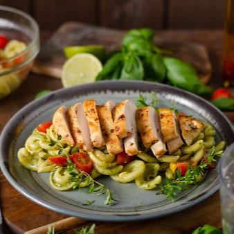 Grilled Chicken Pasta.