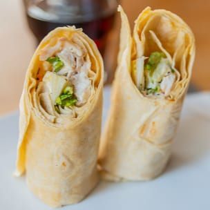 Chicken Caesar Wrap.