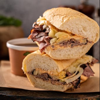 Steak and Mushroom Sub (Large).